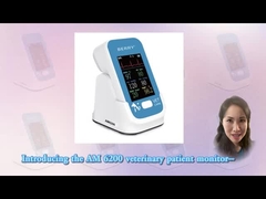 6 مانیتور علائم حیاتی مانیتورهای بیماران دامپزشکی جراحی یون لیتیوم قابل شارژ