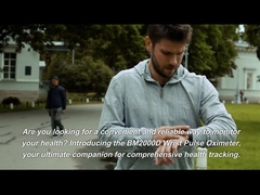 پروب حلقه مچ قابل حمل BM2000D O2 مانیتور سطح اکسیژن اکسیژن سنج SpO2