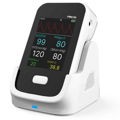 Multi Parameter Li Battery Patient Monitor with High Resolution Color LCD and  Smart Health APP