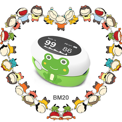 OLED screen portable medical child kid fingertip pulse oximeter rechargeable li battery
